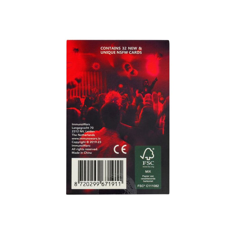 ImmunoWars STD Boosterpack back view