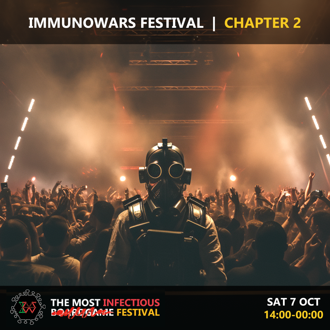 ImmunoWars Festival - Mr. Black, audience, podium, people screaming