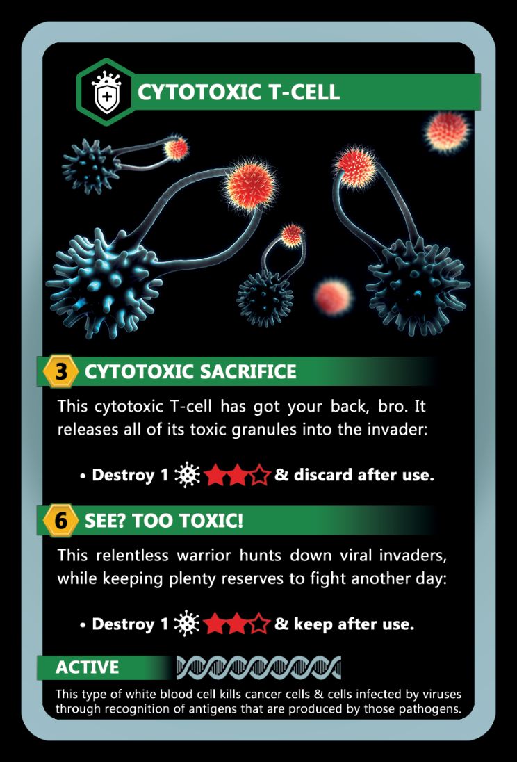 Cytotoxic T-Cell ImmunoWars ImmunoCard