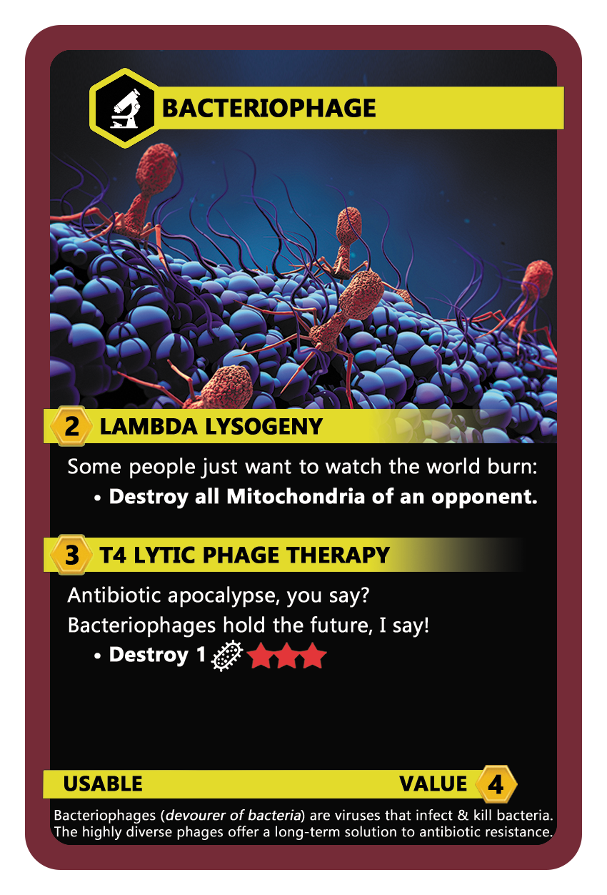 Bacteriophage ImmunoWars Technology Card