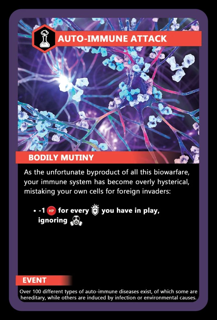 Auto-Immune Attack ImmunoWars Event Card